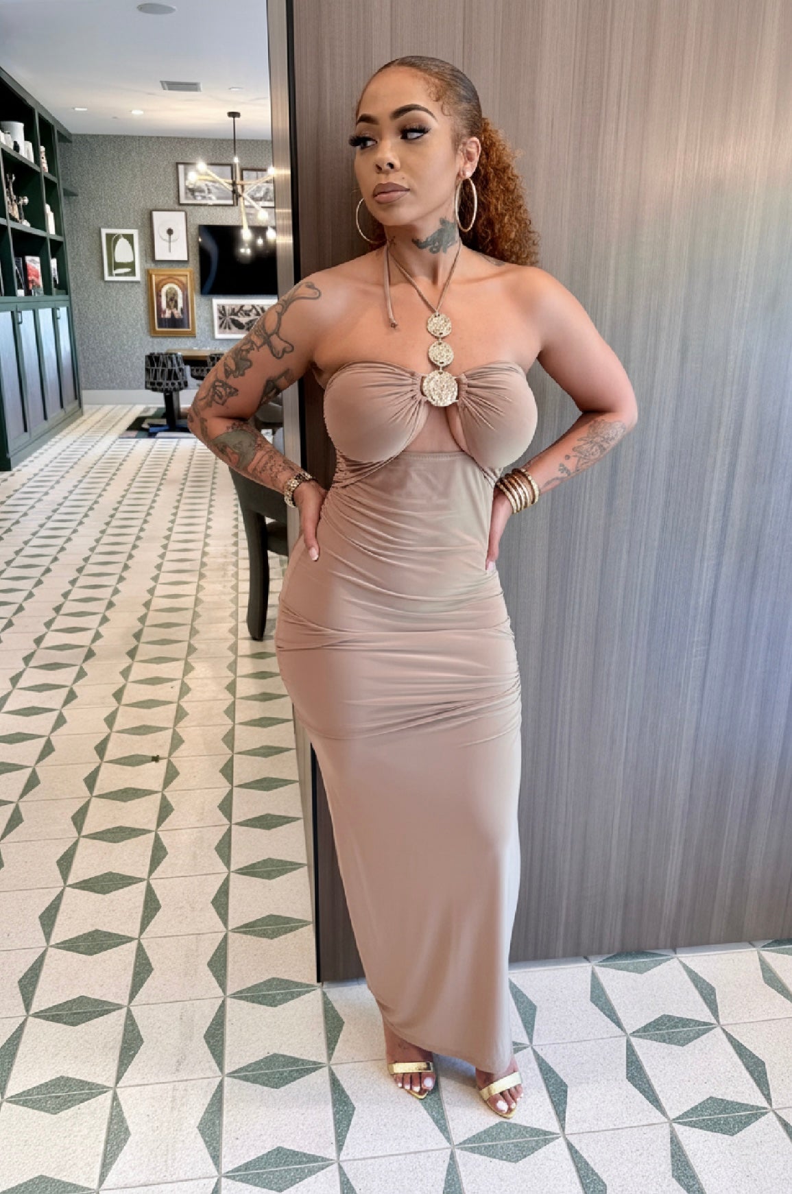 No Weakness Maxi Dress