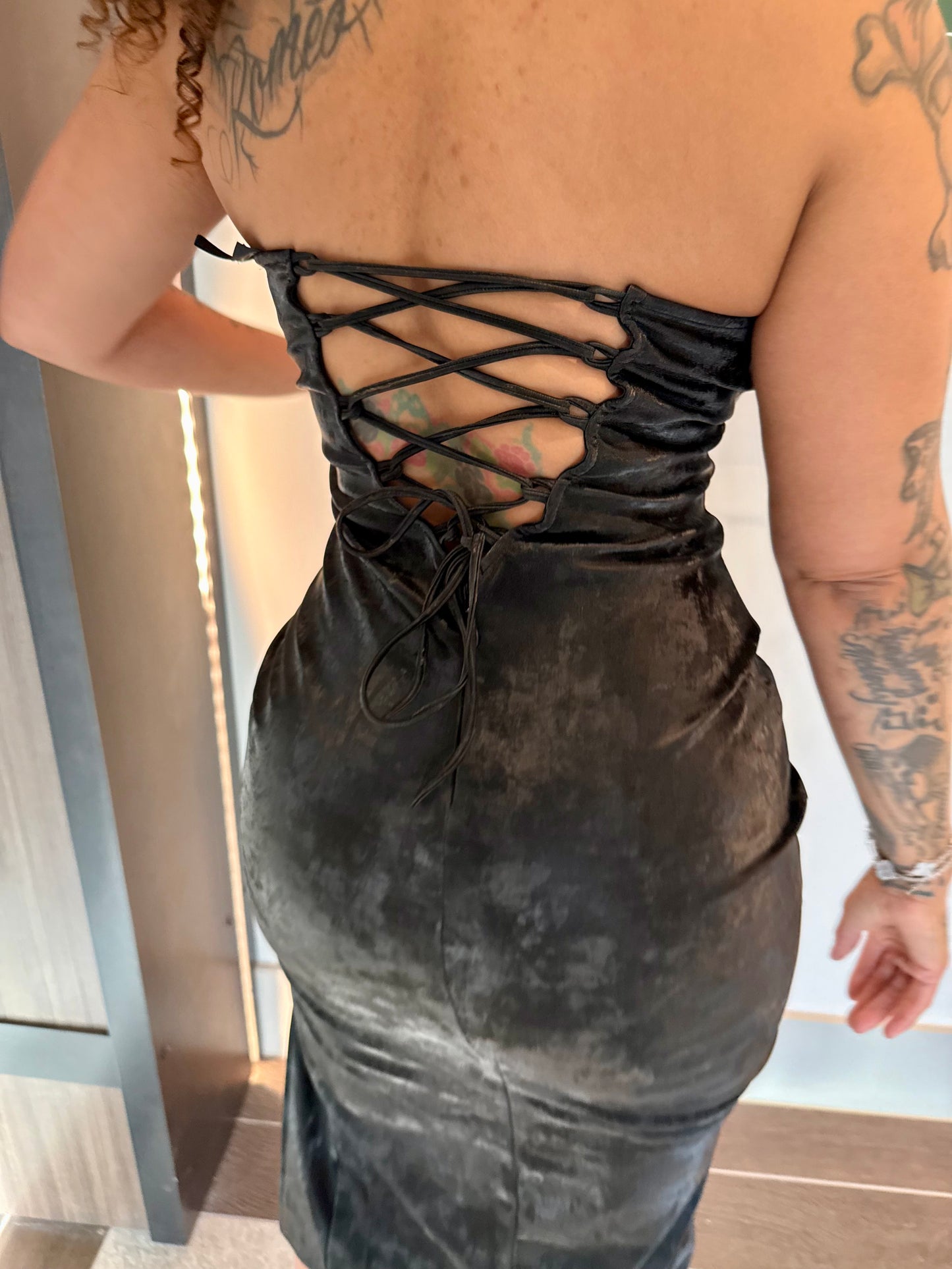 Cut To Win Midi Dress