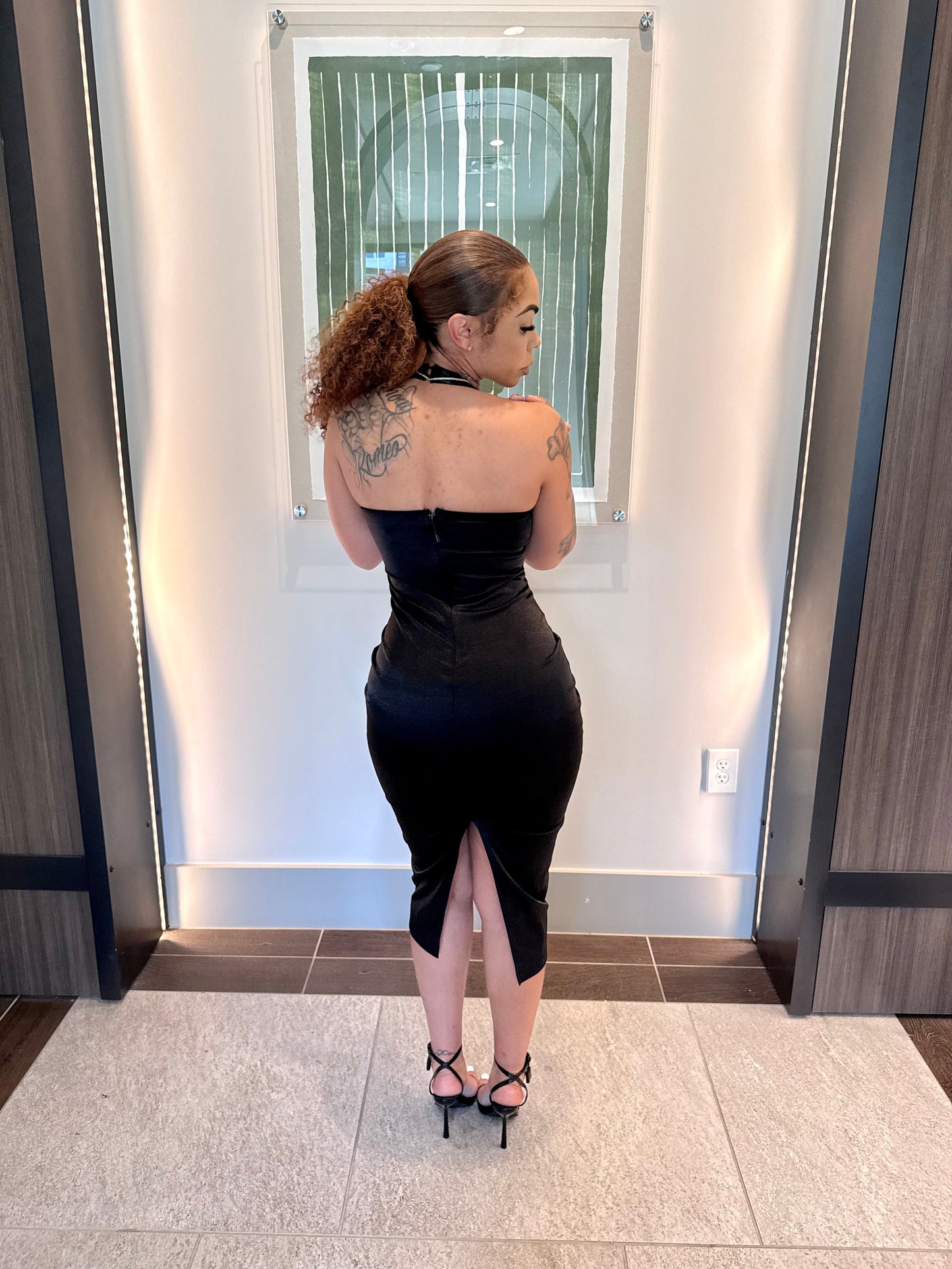 Own The Night Midi Dress