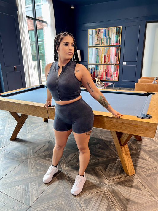 Shawty Active Short Set Black