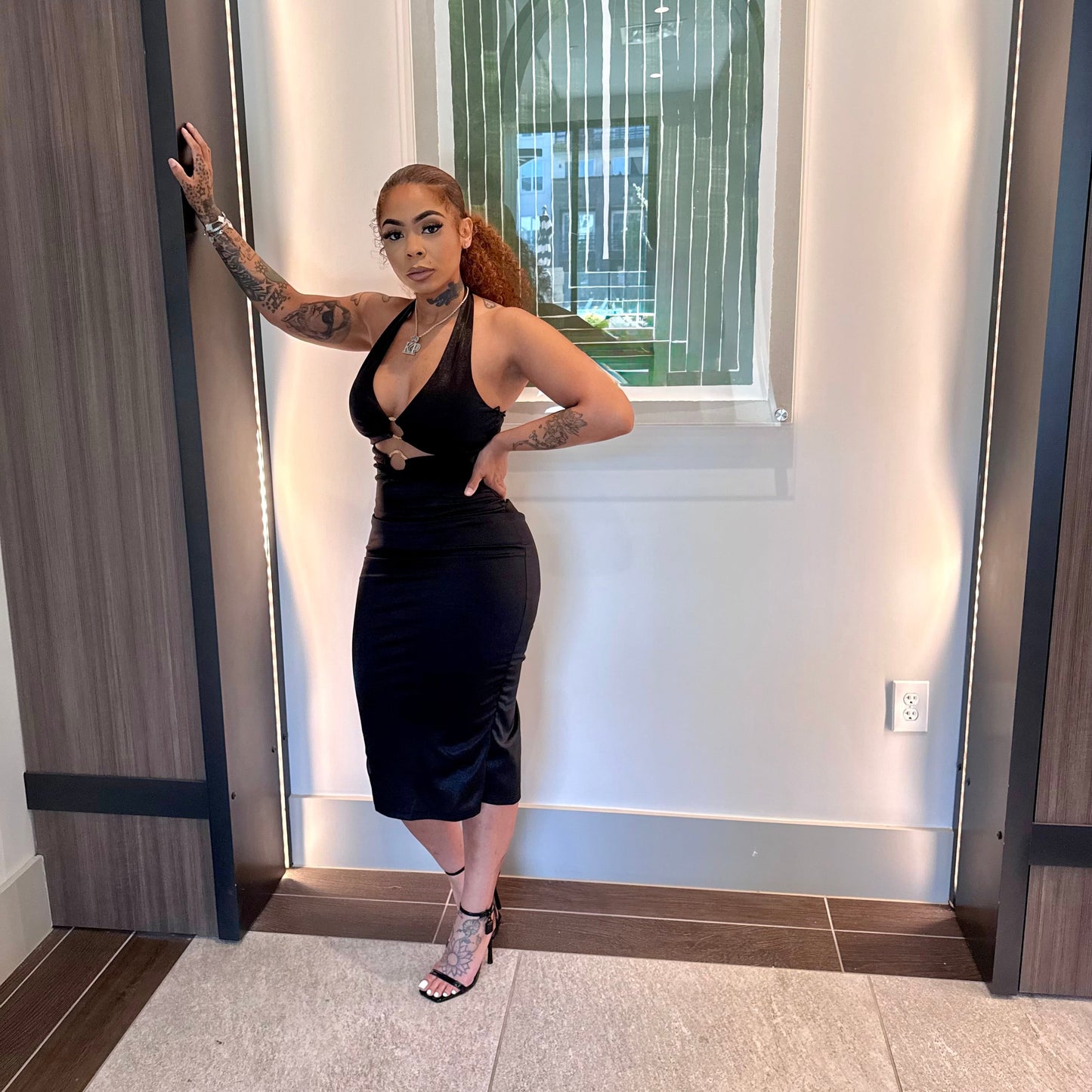 Own The Night Midi Dress