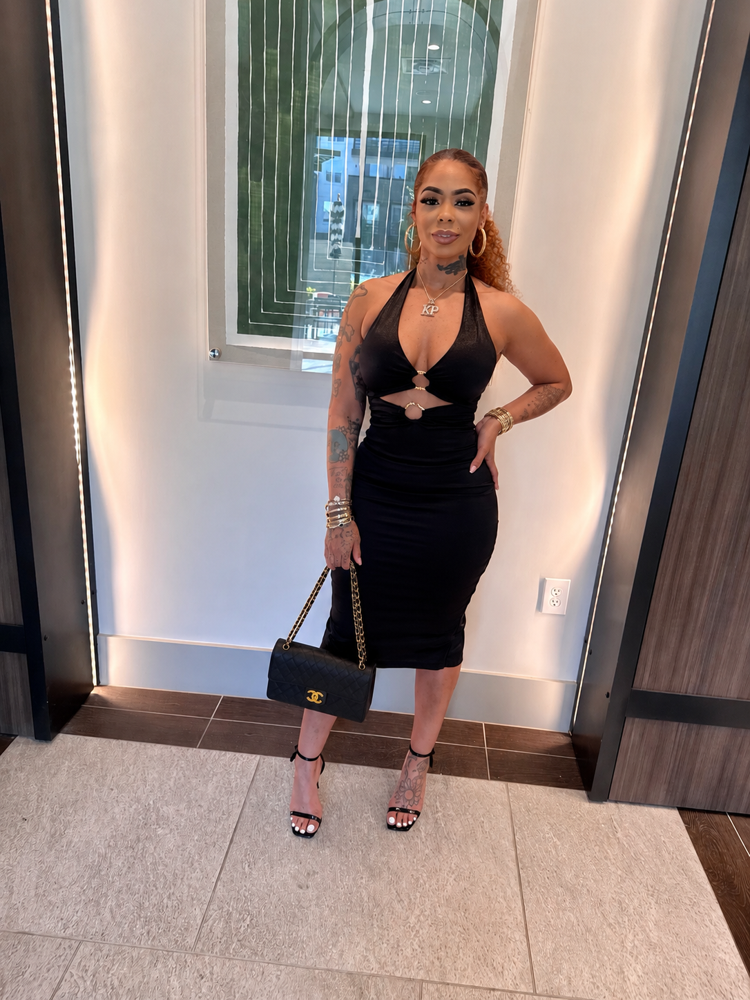 Own The Night Midi Dress
