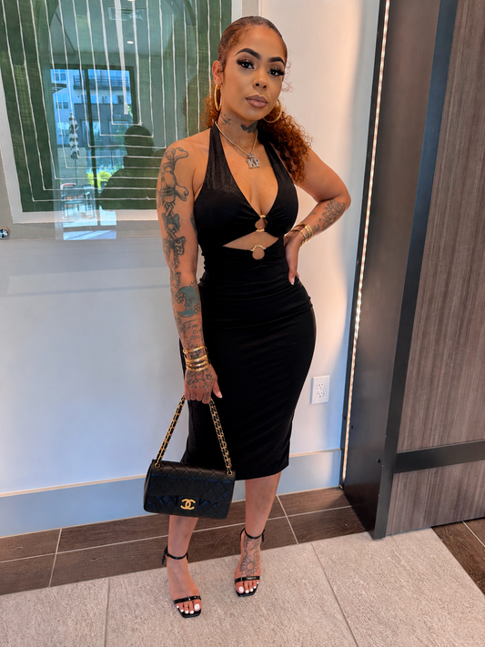Own The Night Midi Dress