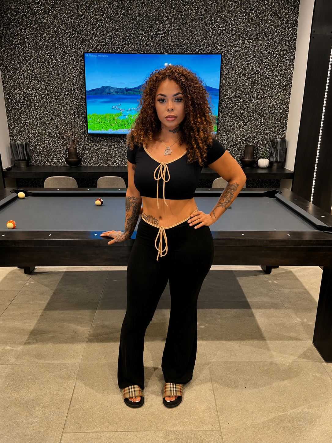 Don't Bow Down Pant Set