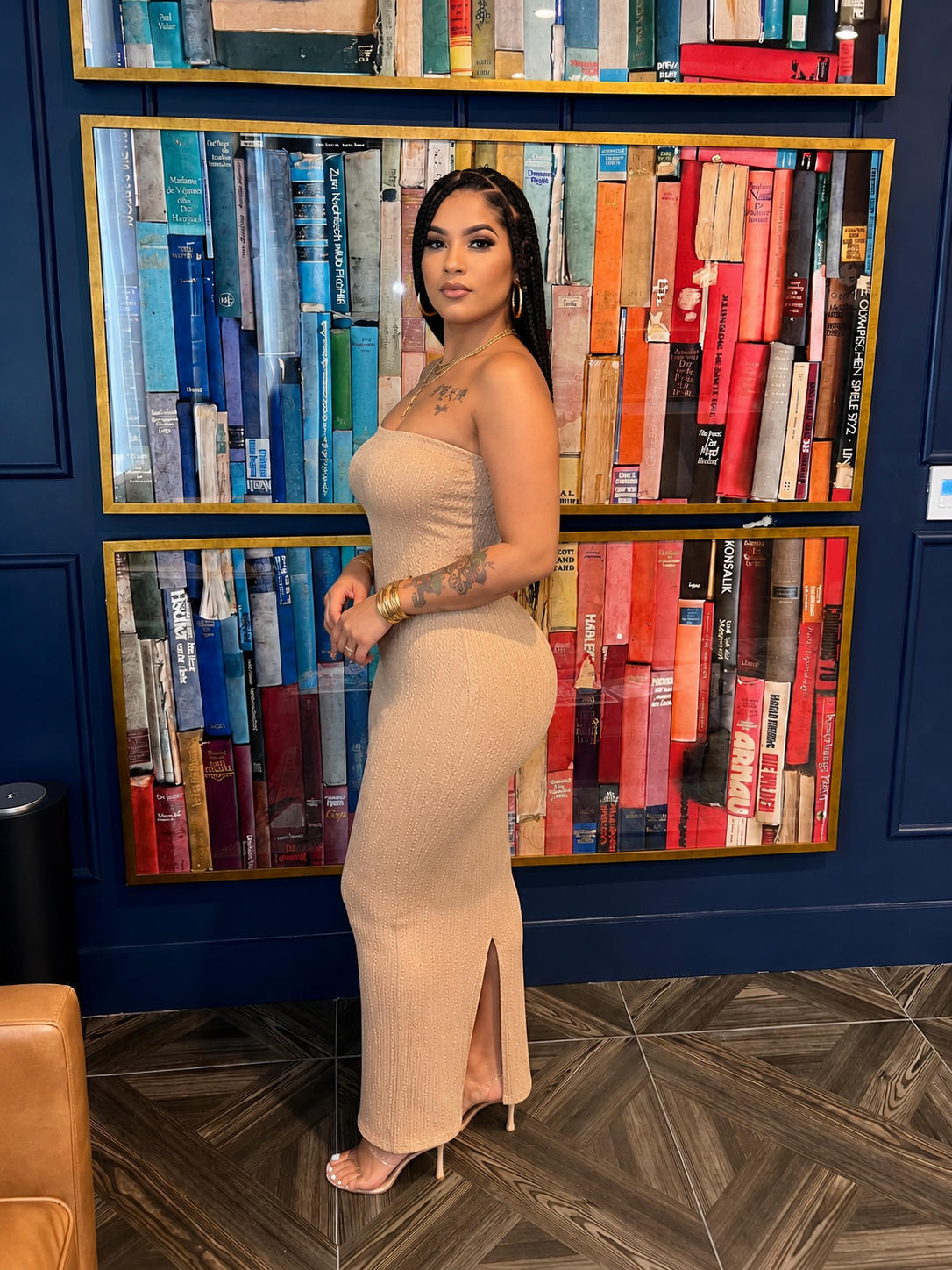 Spring Breeze Maxi Dress Taupe